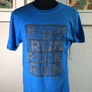 ASICS Men's Run Urban T-Shirt Blue Size Large MRSP $34